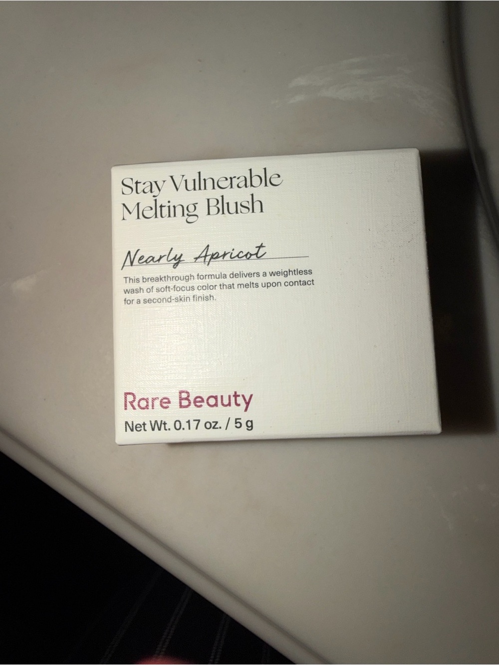 Rare Beauty Stay Vulnerable Melting Blush — Nearly Apricot